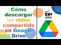 Como descargar videos de Google Drive compartido sin permiso / solo lectura | Tutorial