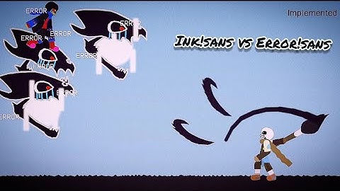 Ink!Sans vs Error!Sans (Stick nodes)