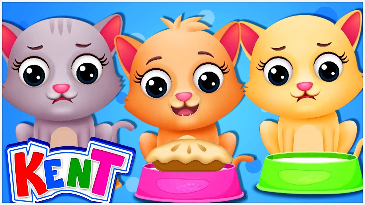 ⁣Three Little Kittens + More Nursery Rhymes for Children & Baby Songs with Kent the Elephant