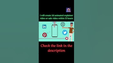 I will create a 2d animated explainer video or sale video within 15 hours #animatica #shorts