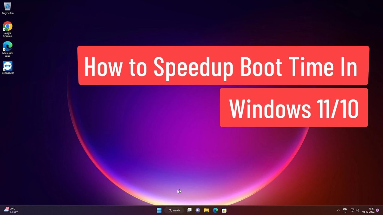 How to Speedup Boot Time in Windows 11/10 [NEW FIX] YouTube
