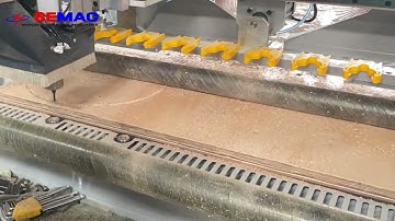 CNC Router 1 Đầu Thay Dao Tự Động SEMAC | Cắt Ván Plywood Dày 22mm