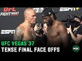 UFC Vegas 37: Anthony Smith vs. Ryan Spann Tense Final Face Offs