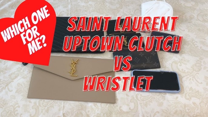 YSL Uptown Pouch Clutch Review - One Year Later - Sandra Skaar