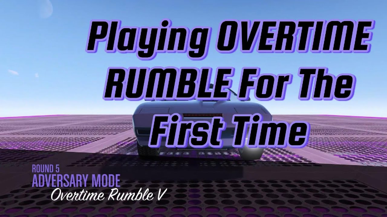 Playing Overtime Rumble For The First Time GTA 5 YouTube 