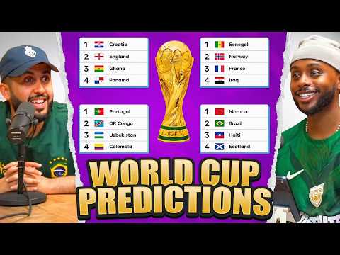 OUR OFFICIAL WORLD CUP 2026 GROUP STAGE PREDICTIONS!