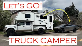 Truck Camper on a Cybertruck -  Let the games begin!