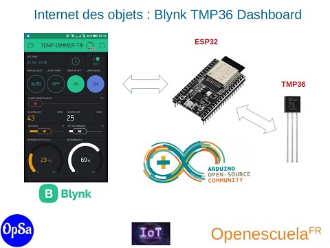 Vidéo: ESP8266 NodeMCU + LM35 + Blynk (station météo IOT/capteur de température numérique) : 4 étapes Vidéo: ESP8266 NodeMCU + LM35 + Blynk (station météo IOT/capteur de température numérique) : 4 étapes