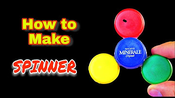 How To Make A Fidget Spinner Out Of Bottle Caps. Easy and Simple
