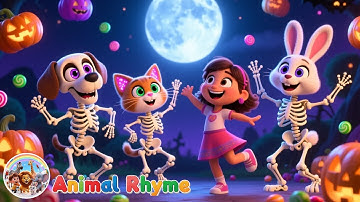 Halloween Skeleton Dance Animal Song | Sing with Bella and Holiday Rhyme for Kids