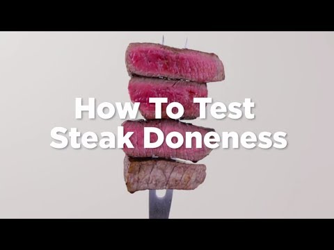 Как определить степени прожарки мяса / How to Test Steak Tenderness Doneness