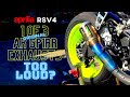 The ORIGINAL Aprilia RSV4 Austin Racing GP1RR Full Exhaust SOUND CHECK (Cold Start)