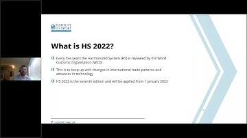 HS 2022 - how commodity codes may change next year