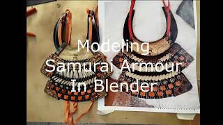 3D Modeling Samurai Armour In Blender
