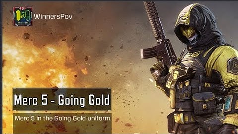 Codm - Crafting Merc 5 (Going Gold)