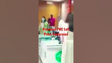 PRESIDENT PMC LEFT PMC PRESS CONFERENCE #pmc #mdcat #fsc #meritlist