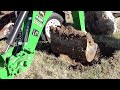 Big Ole' Bucket for Deere 1025R/2038R/30xxE Backhoe - Planting Trees