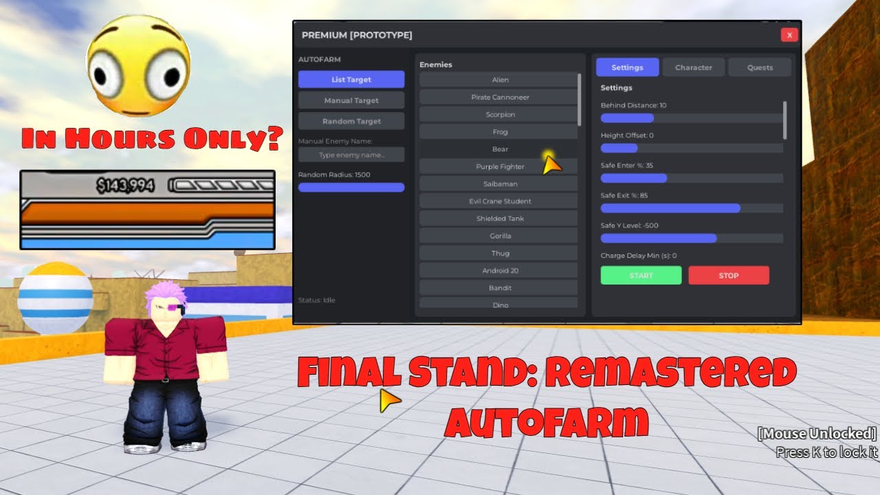 Final Stand: Remastered AutoQuest and AutoFarm (script) - YouTube
