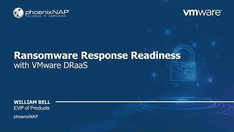 VMUG Webcast - Ransomware Response Readiness with VMware DRaaS