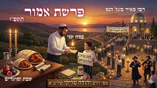 מרבי מאיר בעל הנס ועד פסח שני וההברקה על פרשת אמור תשפ"ו - מפי הרב יהודה טריקי שליט"א