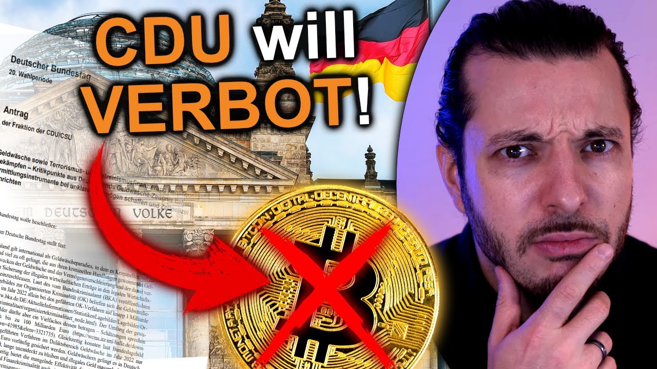 CDU fordert VERBOT für diverse Transaktionen! Kann BITCOIN noch verboten  werden?
