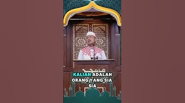 "Orang yang Tidak Sholat adalah Sahabat Iblis di Neraka! - Ustadz Das