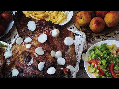 المشوي من عادات ناس تيارت في افراحهم ومناسباتهم من تحضير امي