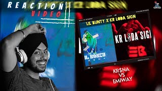 Reaction on Lil Bunty - Kr$na + Kr L$da Sign - Emiway