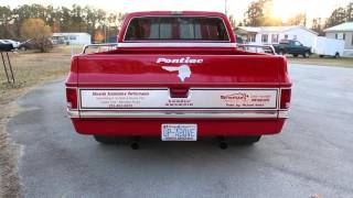 For sale: 1987 chevrolet silverado this truck was done by edwards
automotive performance. the engine is a 1970 455 pontiac bored 060 =
469.