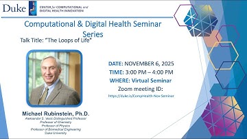 Michael Rubinstein Computational and Digital Health Virtual Seminar