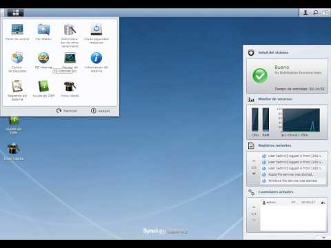Análisis interfaz DSM en Synology DS114