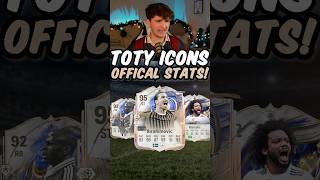 🤯TOTY ICONS LOOK SO BROKEN🥶 OFFICIAL STATS AND PLAYTYLES+
