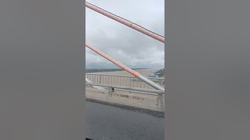 Cầu Rạch Miễu nối Tiền Giang- Bến Tre, khung cảnh buổi sáng như thế nào?