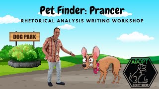 Pet-Finder: Prancer (Rhetorical Analysis Writing Workshop) #howtowriteessay #rhetoricalanalysis