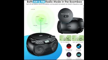 Boombox CD Portatile Multifunzionale: La Soluzione Musicale Completa