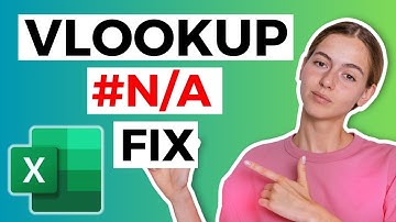 Fix The VLOOKUP Error #N/A in Excel