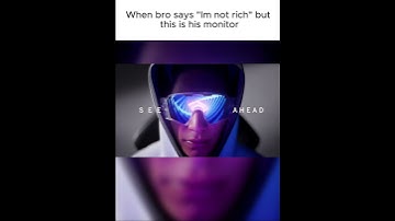 OLED is already pushing it😭 #pcs #gaming #monitor #asus #oled #rog #meme #relatable #technology