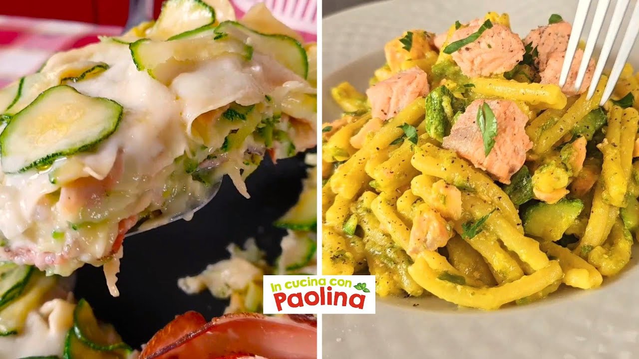 ПАСТА и ЦУКИНИ🥒. 2 рецепта, которые нельзя пропустить! Лазанья с цукини на сковороде без духовки