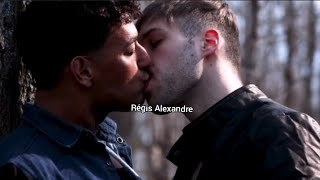 Gay Kissing together in the forest