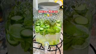 কিভাবে Detox Water বানিয়েছিলাম এবং এর উপকারিতা কি 🥒🍋❤️ #detox #detoxdrink #youtubeshorts