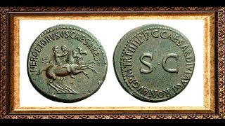 Монета, Дупондий, 40 н.э. - 41 н.э., Калигула, Римская Империя, Dupondius, 40 AD - 41 AD