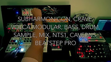 Moog Subharmonicon, Korg Volcas, Beatstep Pro House Jam 06.17.2020
