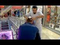 Asmr body  head massage  high technique chair massage 2019