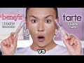 BENEFIT BOI ING CAKELESS VS TARTE SHAPE TAPE CONCEALER | Maryam Maquillage