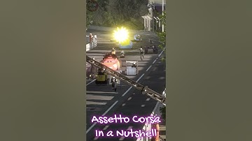 Assetto Corsa In a Nutshell #assettocorsa #funnymods #simracing #gaming  #automobile #shorts