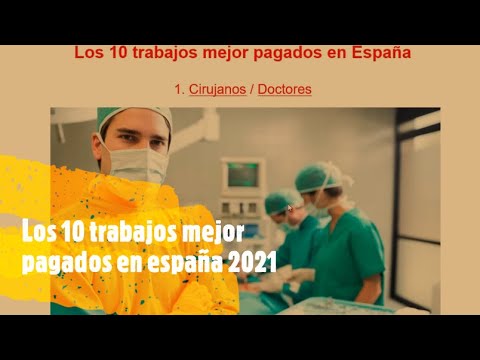 Los 20 Trabajos Mejor Pagados Para 2021