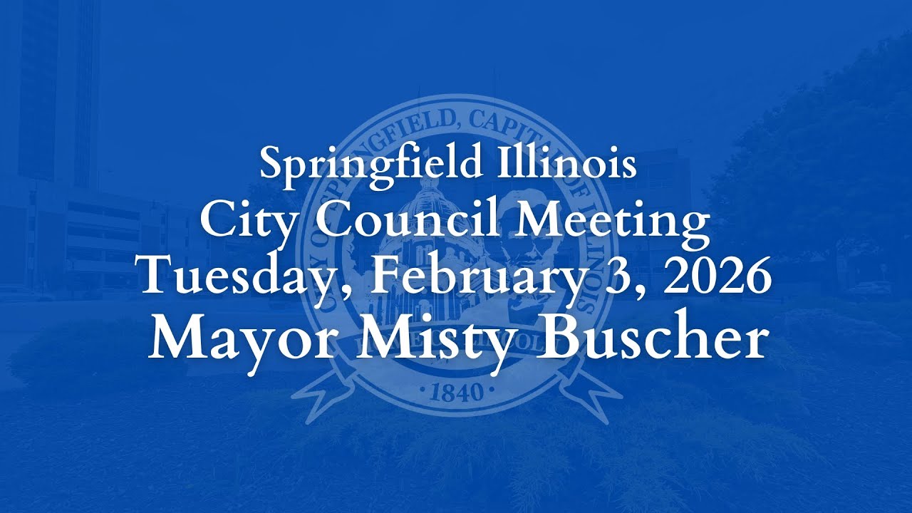 Springfield City Council Meeting Tuesday February 3, 2026