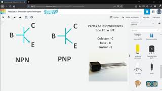 Práctica 16: El transistor como interruptor | Curso de electrónica y robótica gratis!!