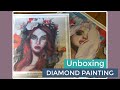 DIY MOON SHOP Unboxing - TWO stunning diamond paintings from Lioba Brückner: Arduinna and Naga