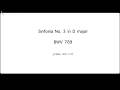 Sinfonia No. 3 in D major, BWV 789